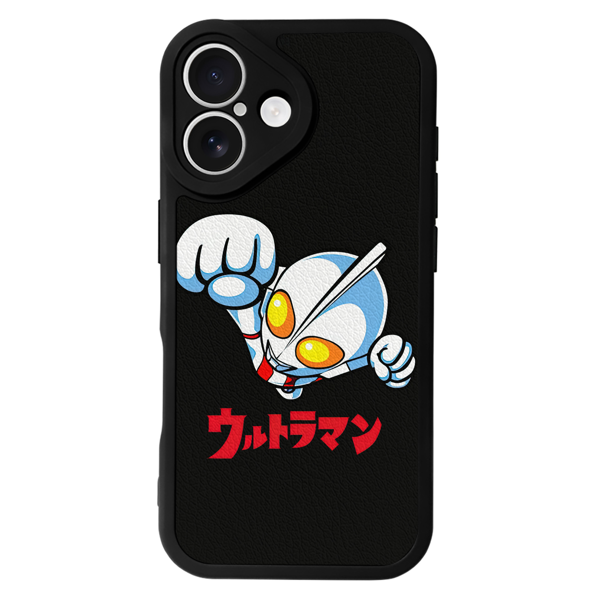 （画像用） ウルトラマン Ultraman 【iPhone 16シリーズ対応】シリコンスマホケース（レザー調） 材質：シリコン